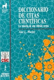 Tapa de Diccionario de citas científicas