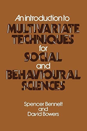 Tapa de An Introduction to Multivariate Techniques for Social and Behavioural Sciences