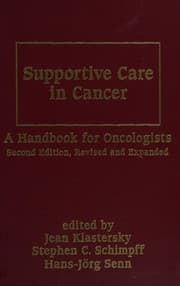 Tapa de Supportive care in cancer