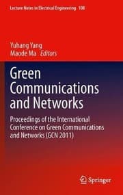 Tapa de Green Communications and Networks