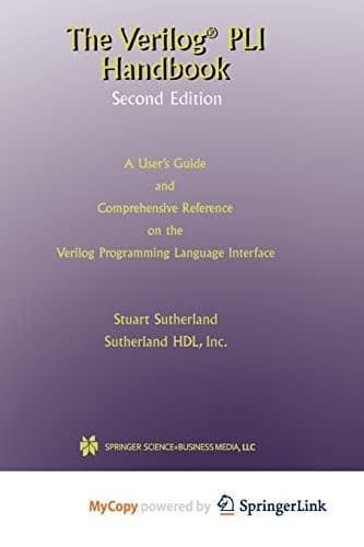 Tapa de The Verilog PLI Handbook
