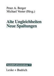 Tapa de Alte Ungleichheiten Neue Spaltungen