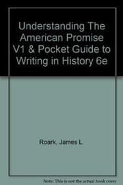 Tapa de Understanding The American Promise V1 & Pocket Guide to Writing in History 6e