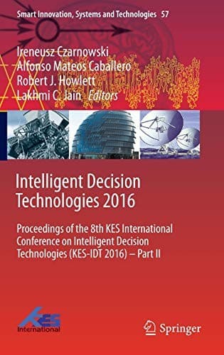 Tapa de Intelligent Decision Technologies 2016