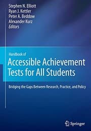 Tapa de Handbook of accessible achievement tests for all students