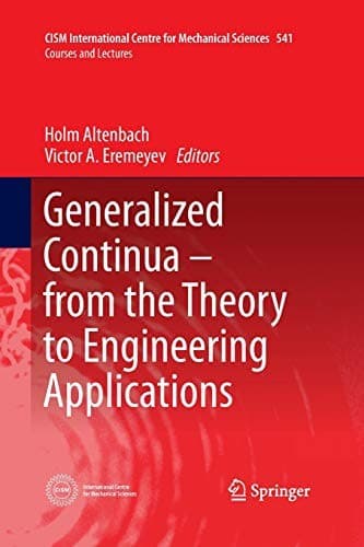 Tapa de Generalized Continua - from the Theory to Engineering Applications