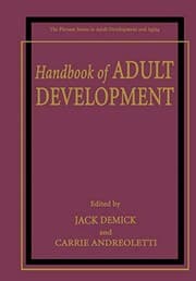 Tapa de Handbook of adult development