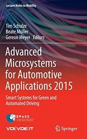Tapa de Advanced Microsystems for Automotive Applications 2015