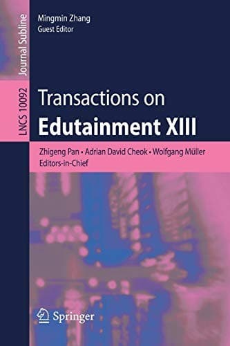 Tapa de Transactions on Edutainment XIII