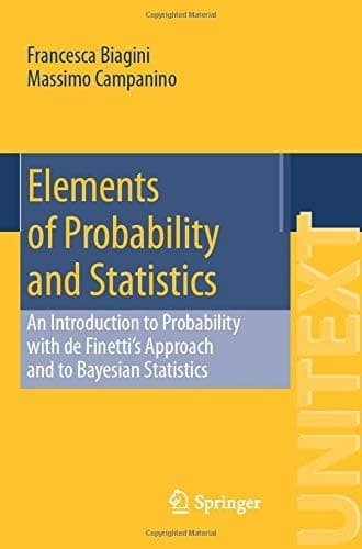 Tapa de Elements of Probability and Statistics