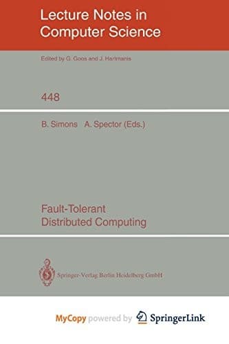 Tapa de Fault-Tolerant Distributed Computing