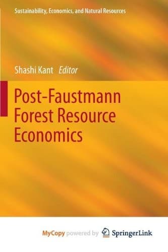 Tapa de Post-Faustmann Forest Resource Economics