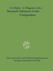 Tapa de Research advances in the Compositae