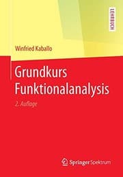 Tapa de Grundkurs Funktionalanalysis