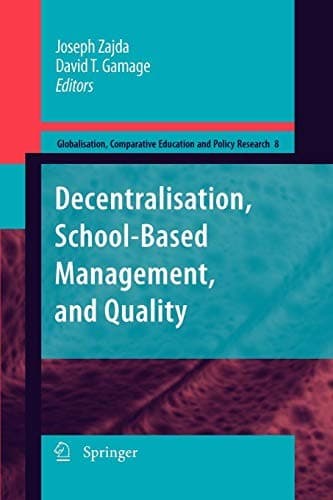 Tapa de Decentralisation, School-Based Management, and Quality