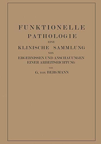 Tapa de Funktionelle Pathologie