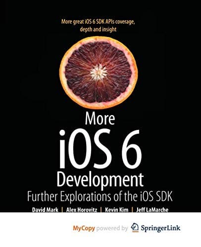 Tapa de More iOS 6 Development