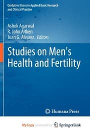 Tapa de Studies on Men's Health and Fertility