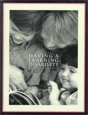 Tapa de Having a Learning Disability (Think About (Mankato, Minn.).)