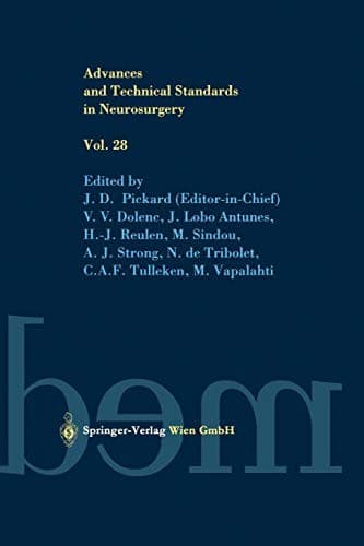 Tapa de Advances and Technical Standards in Neurosurgery