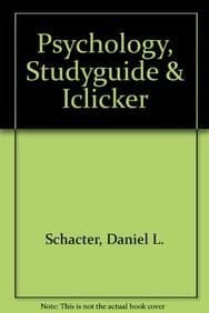 Tapa de Psychology, Studyguide & iClicker