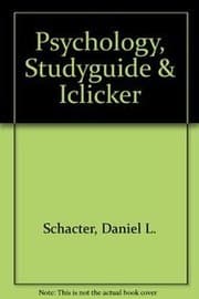 Tapa de Psychology, Studyguide & iClicker