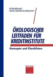 Tapa de Ökologischer Leitfaden für Kreditinstitute