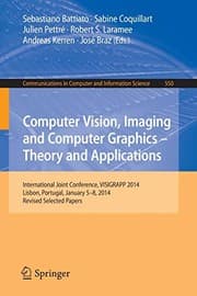 Tapa de Computer Vision, Imaging and Computer Graphics - Theory and Applications