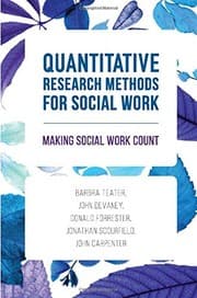 Tapa de Quantitative Research Methods for Social Work