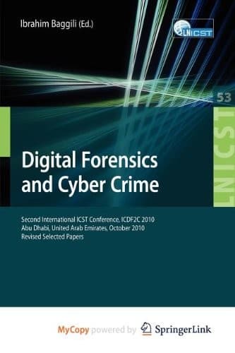 Tapa de Digital Forensics and Cyber Crime