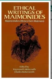 Tapa de Ethical writings of Maimonides