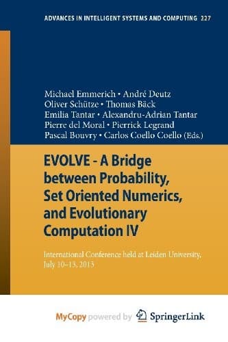 Tapa de EVOLVE - A Bridge between Probability, Set Oriented Numerics, and Evolutionary Computation IV