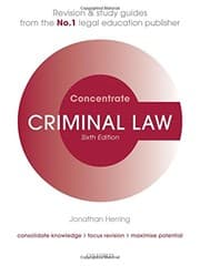 Tapa de Criminal Law Concentrate
