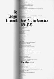 Tapa de No longer innocent