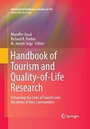 Tapa de Handbook of Tourism and Quality-of-Life Research