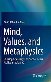 Tapa de Mind, Values, and Metaphysics