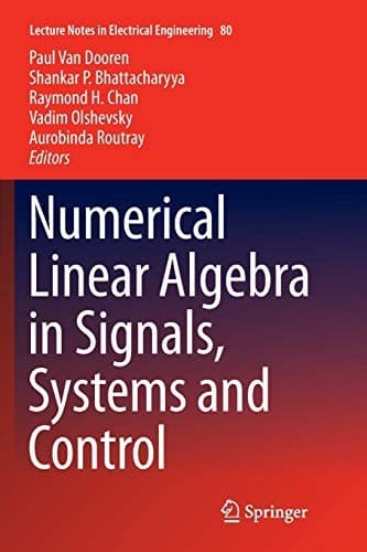Tapa de Numerical Linear Algebra in Signals, Systems and Control