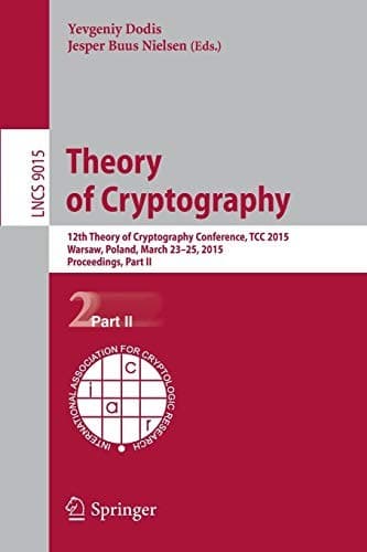 Tapa de Theory of Cryptography