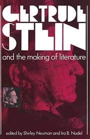 Tapa de Gertrude Stein and the Making of Literature
