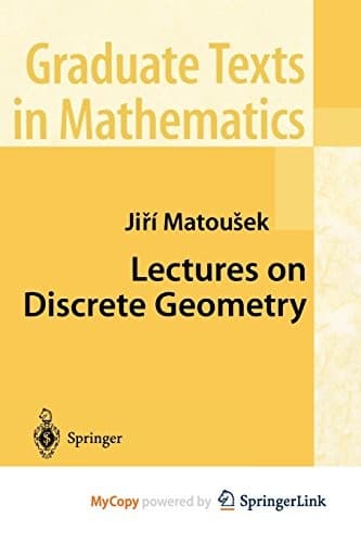 Tapa de Lectures on Discrete Geometry