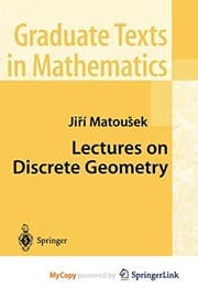 Tapa de Lectures on Discrete Geometry