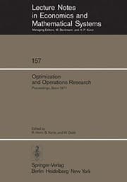 Tapa de Optimization and Operations Research