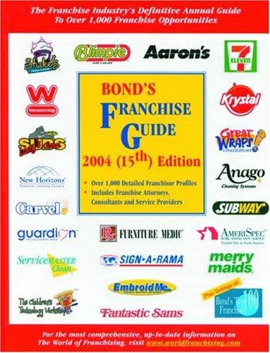 Tapa de Bond's Franchise Guide 2004