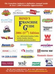 Tapa de Bond's Franchise Guide 2006 (Bond's Franchise Guide)