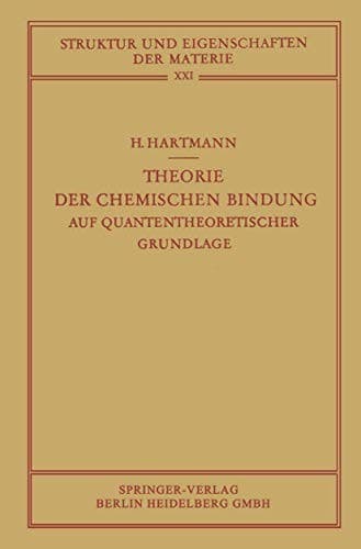 Tapa de Theorie der Chemischen Bindung