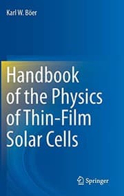 Tapa de Handbook of the Physics of Thin-Film Solar Cells