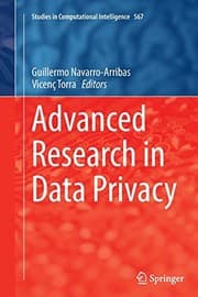 Tapa de Advanced Research in Data Privacy