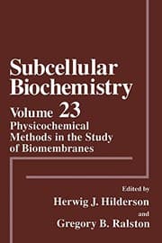 Tapa de Physicochemical Methods in the Study of Biomembranes