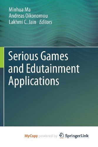 Tapa de Serious Games and Edutainment Applications