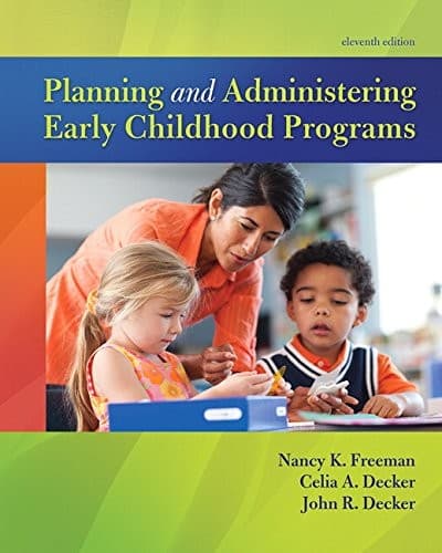 Tapa de Planning and administering early childhood programs